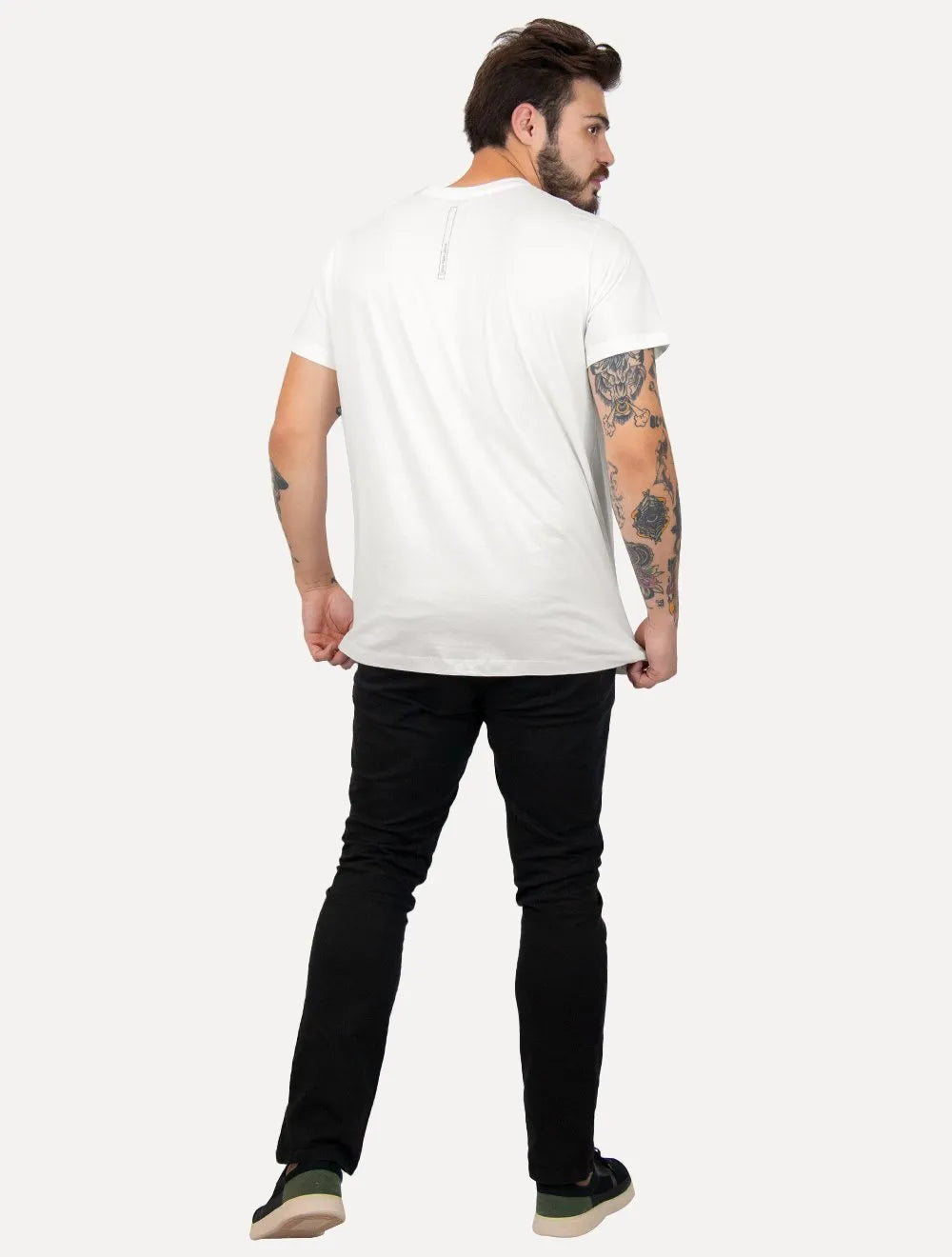 Camiseta Calvin Klein Jeans Masculina Sustainable 1978 NYC Off-White