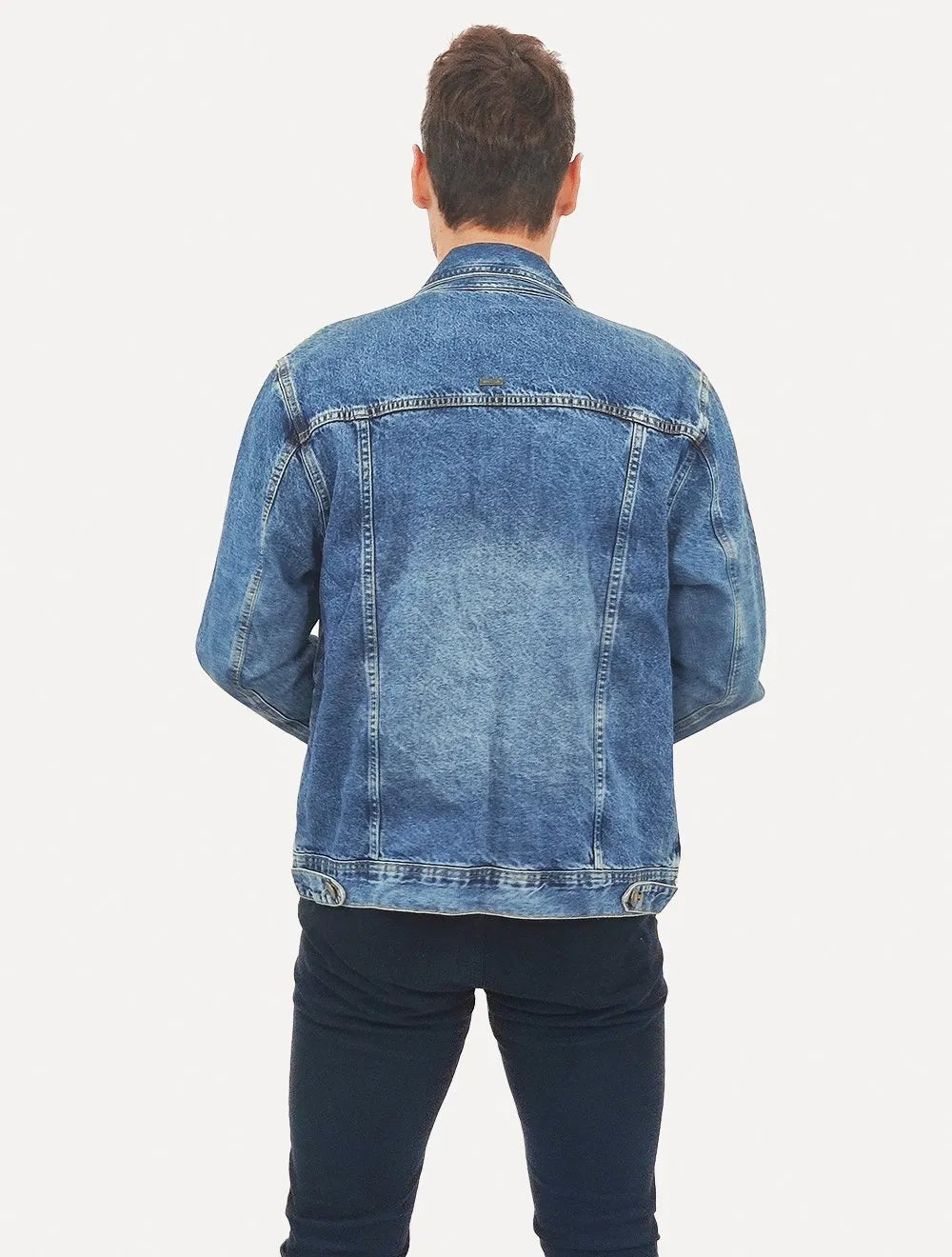 Jaqueta Nautica Masculina Jeans Azul Escuro