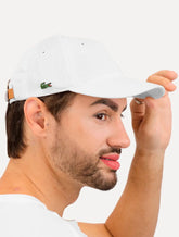 Boné Lacoste Casual Side Logo Branco