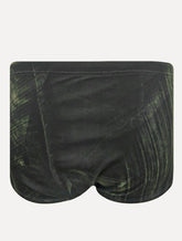 Sunga Calvin Klein Swimwear Folha Light Tag Verde Escuro