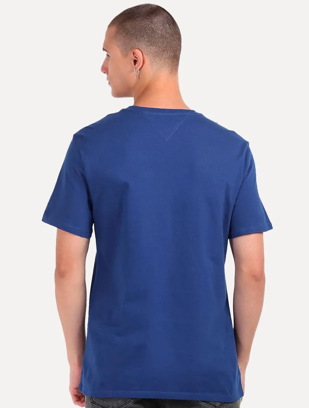 Camiseta Tommy Hilfiger Masculina Essential Cotton Azul Royal