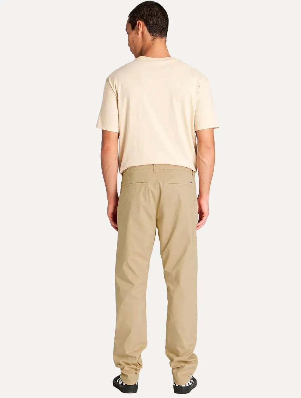 Calça Tommy Jeans Sarja Masculina Chino Scanton Cáqui