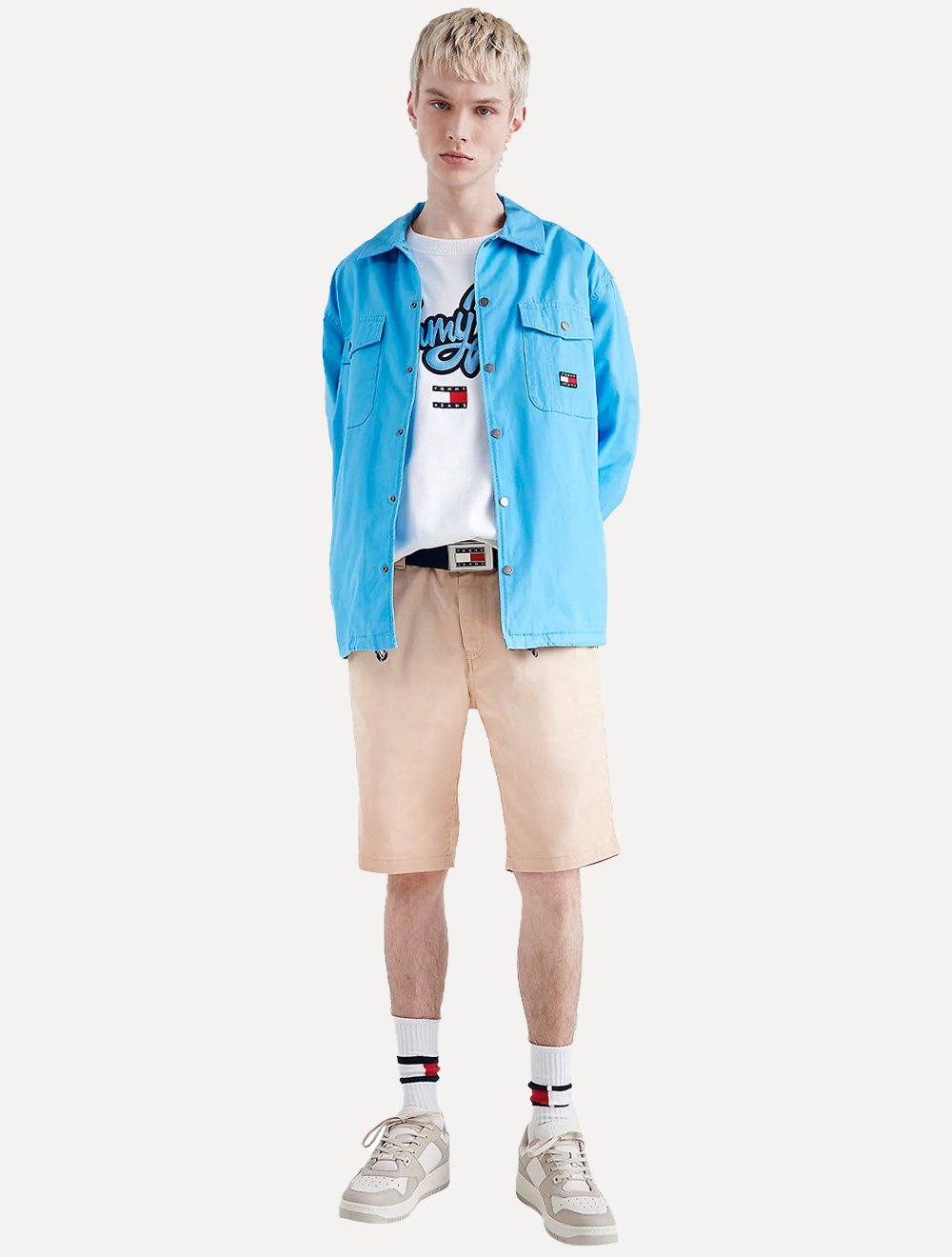 Bermuda Tommy Jeans Masculina Scanton Chino Cáqui