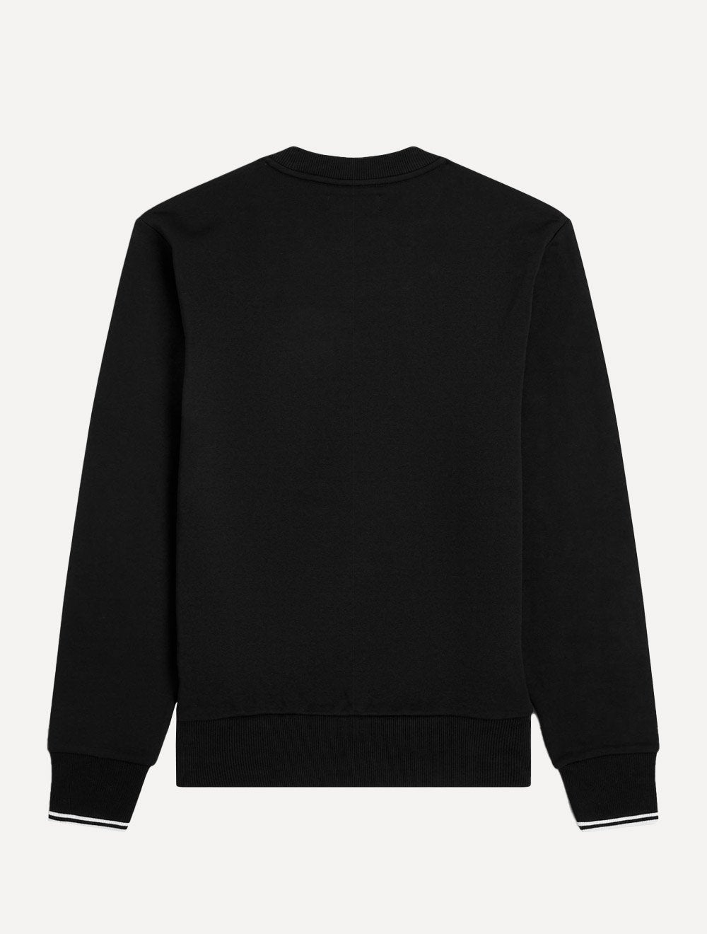 Moletom Fred Perry Masculino Crewneck Laurel Preto