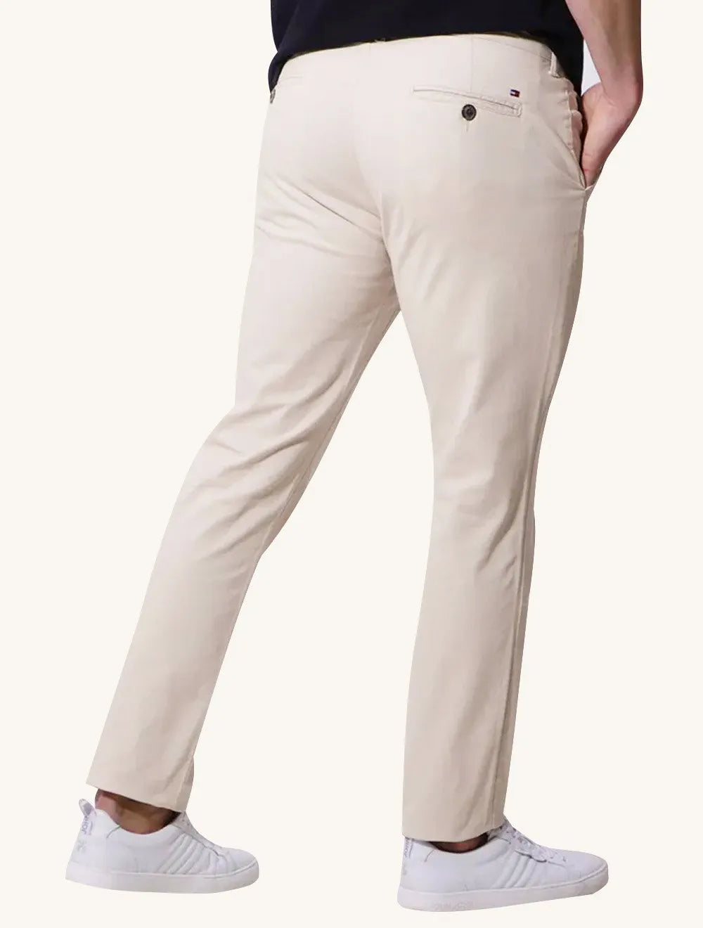 Calça Tommy Hilfiger Masculina de Sarja Brooklyn Areia