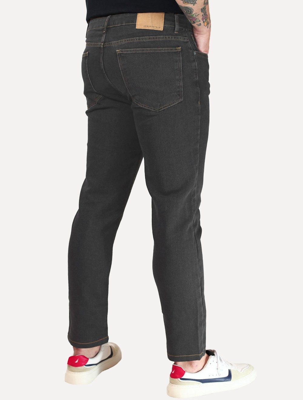 Calça Aeropostale Jeans Masculina Skinny Blue Preta