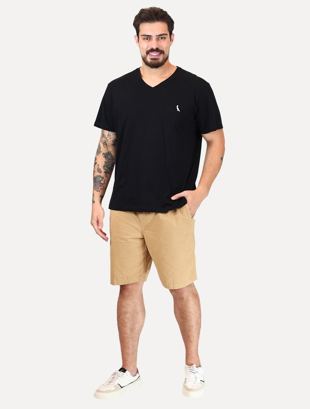 Bermuda John John Masculina Jogger Cannon Cáqui