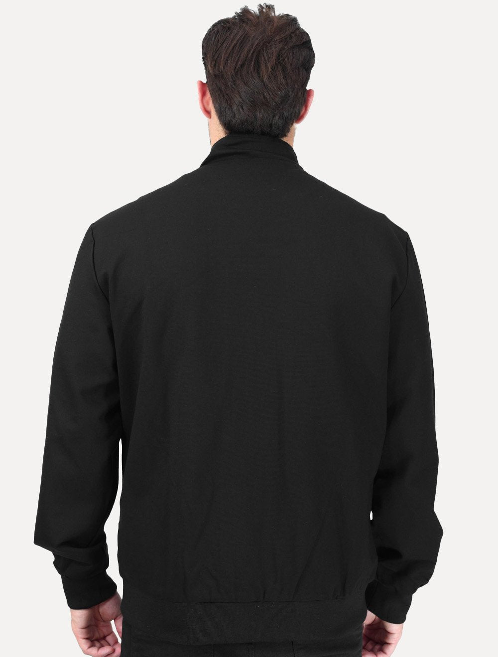 Jaqueta Aramis Masculina Malha Bomber Preta