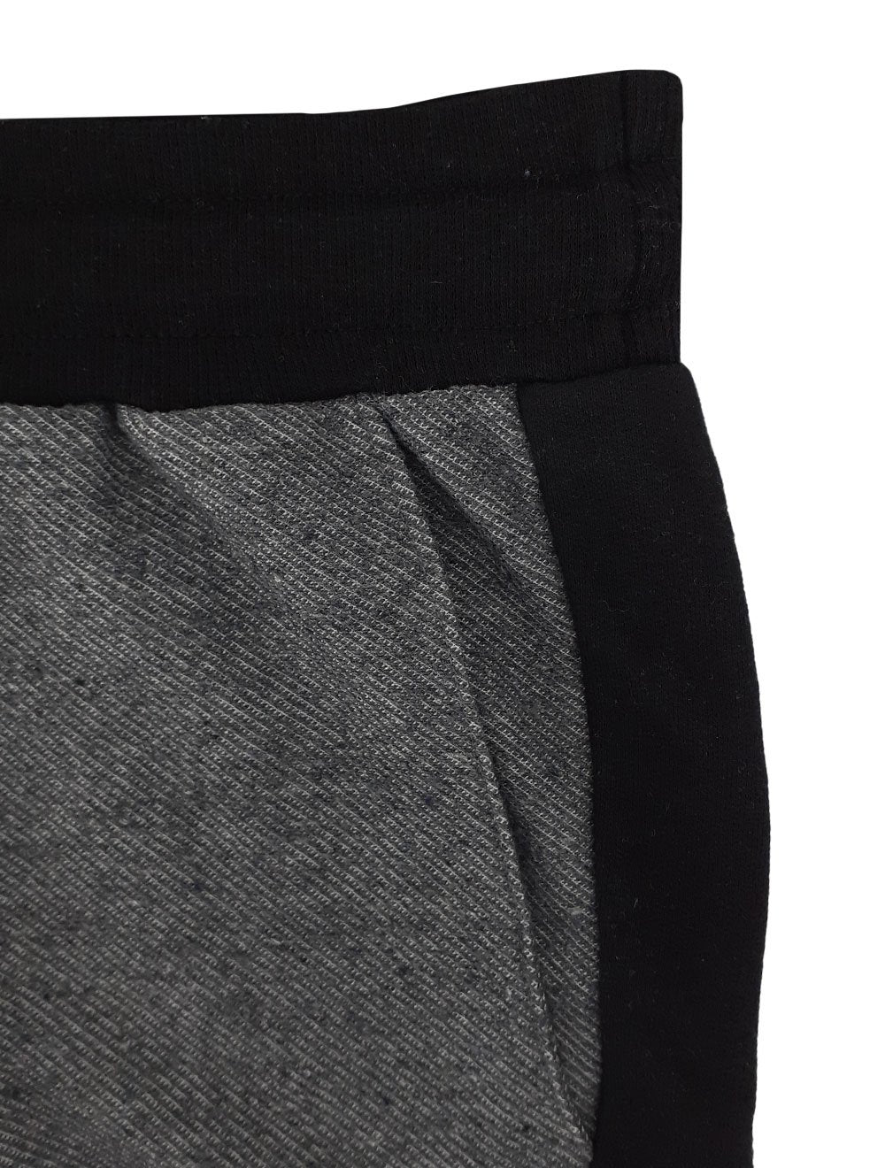 Bermuda John John Masculina Moletom Stripe Cinza Mescla