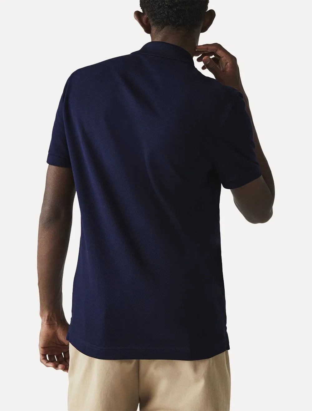 Polo Lacoste Masculina Slim Fit Classic Azul Marinho