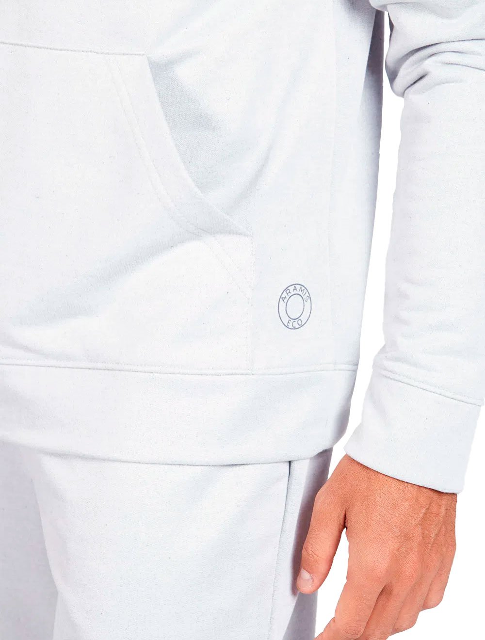 Moletom Aramis Masculino Hoodie Recycled Light Off-White
