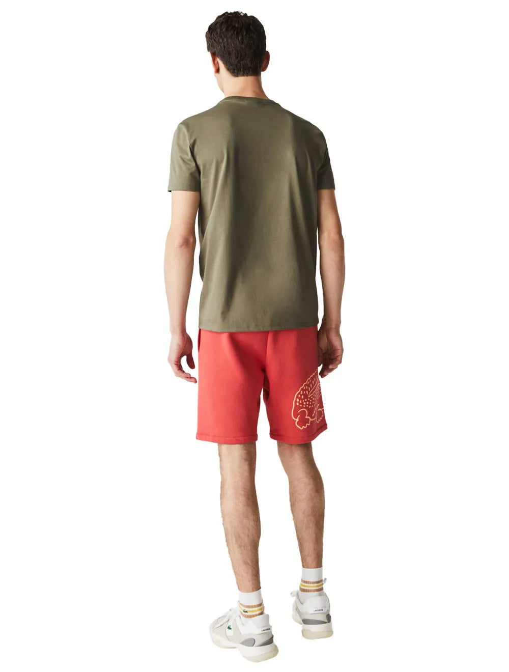 Camiseta Lacoste Masculina Jersey Pima Cotton Verde Militar
