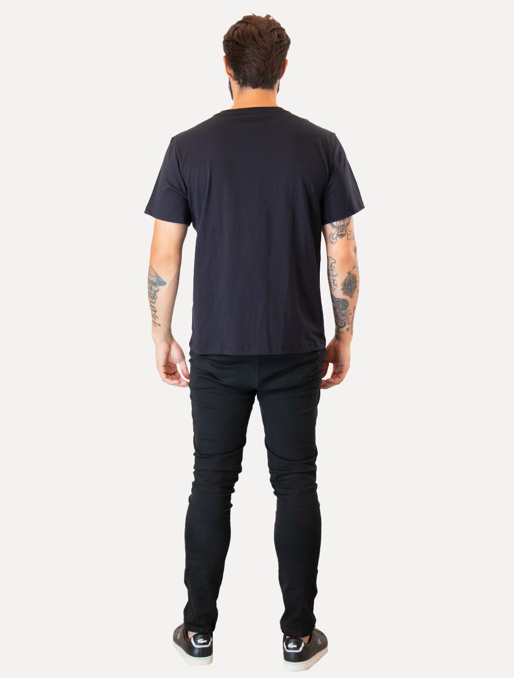 Camiseta Ellus Masculina Cotton Fine Timeless Classic Azul Petróleo