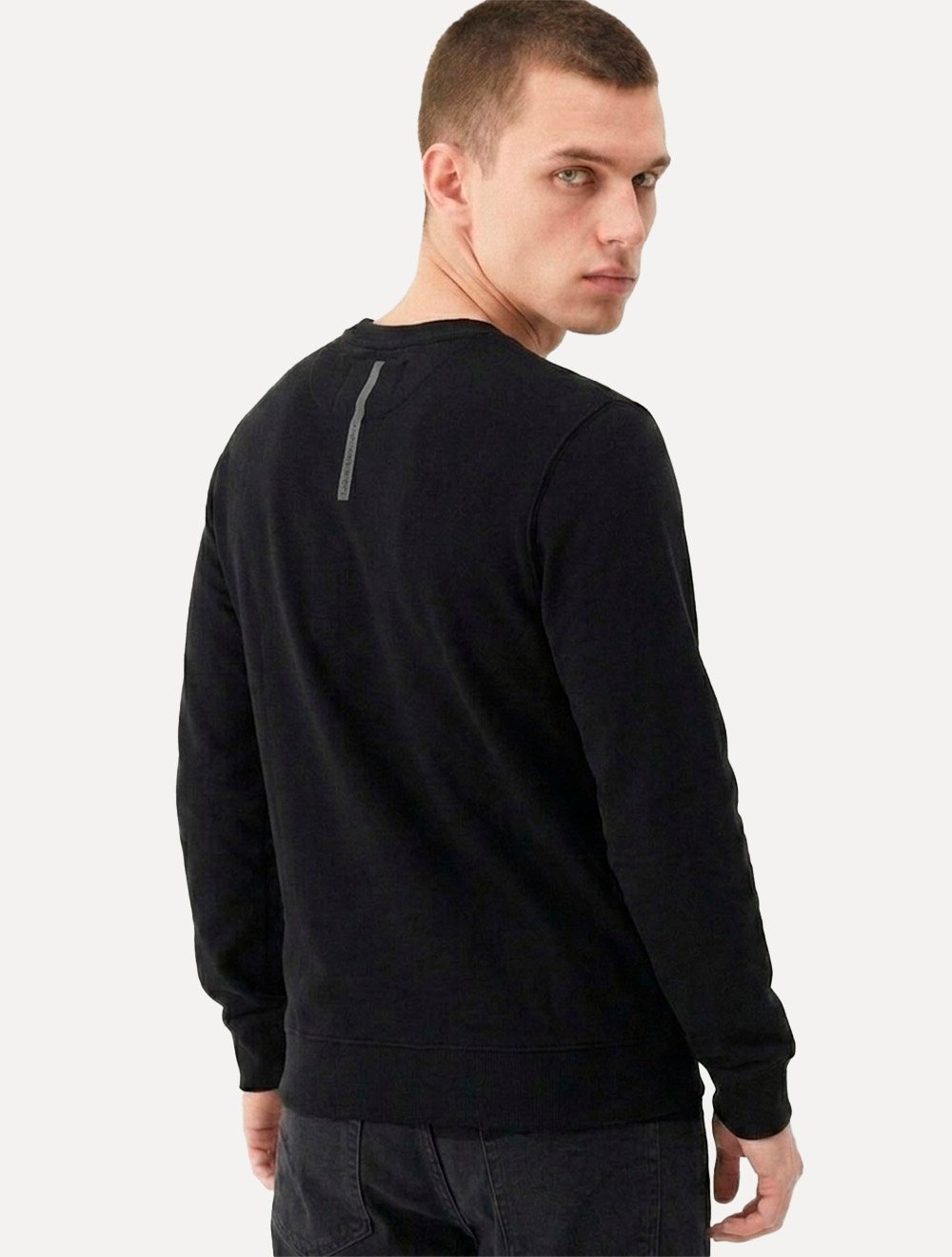 Moletom Calvin Klein Jeans Masculino Gel Reissue Stripe Preta