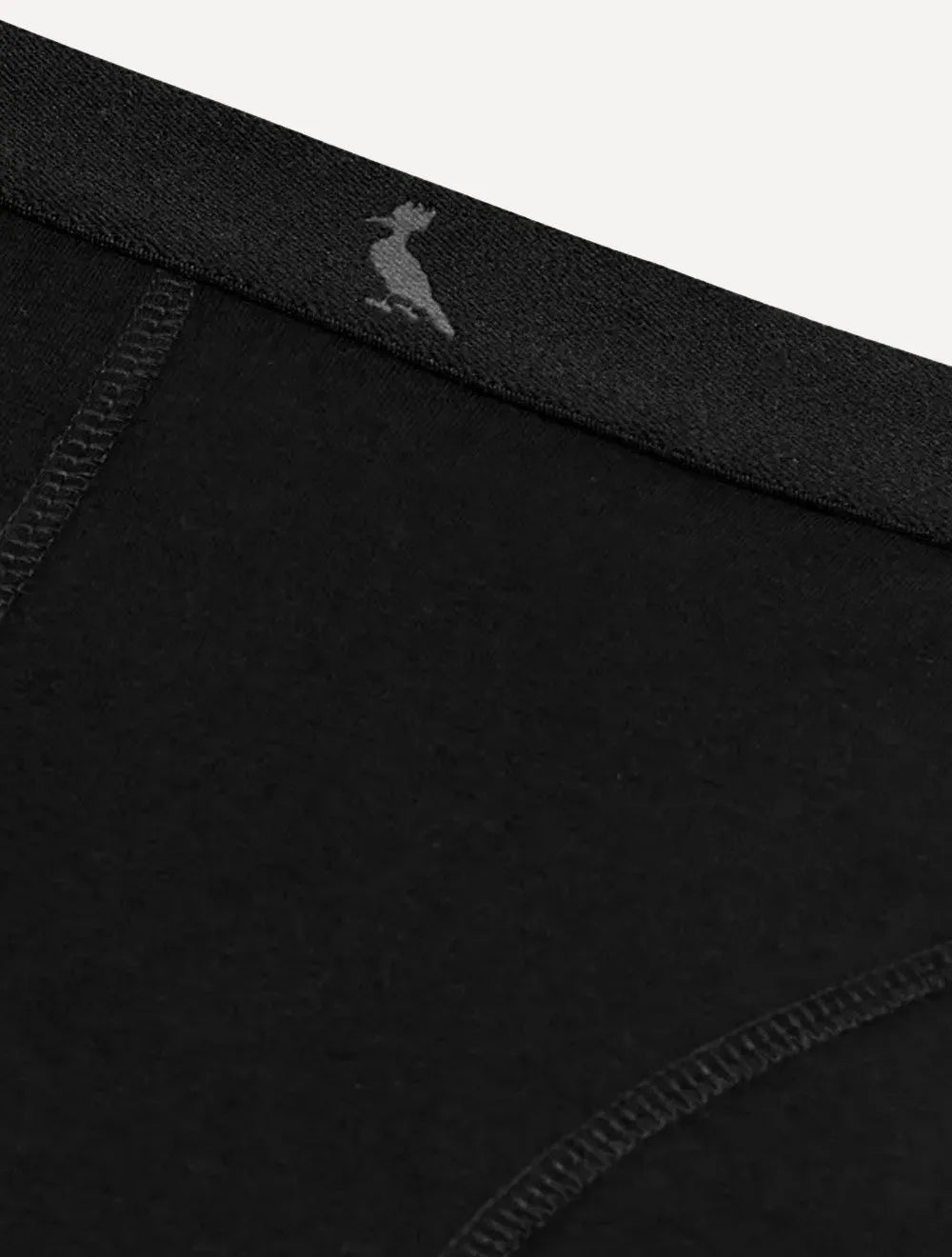 Cueca Reserva Masculina Boxer Monocromatico Cotton Preta Pack 3UN