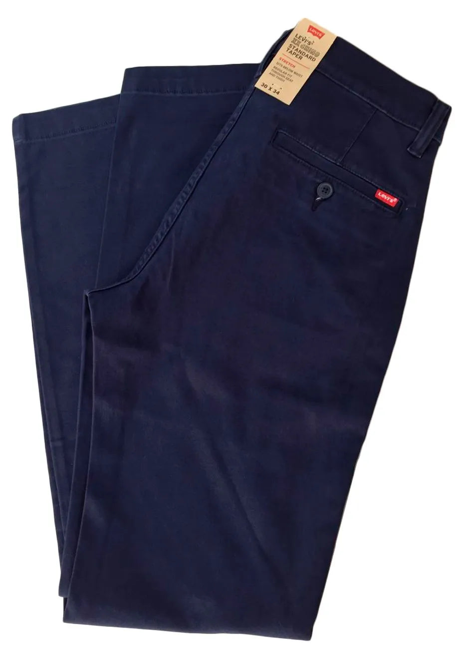 Calça Levis Masculina de Sarja XX Chino Standard Azul Marinho