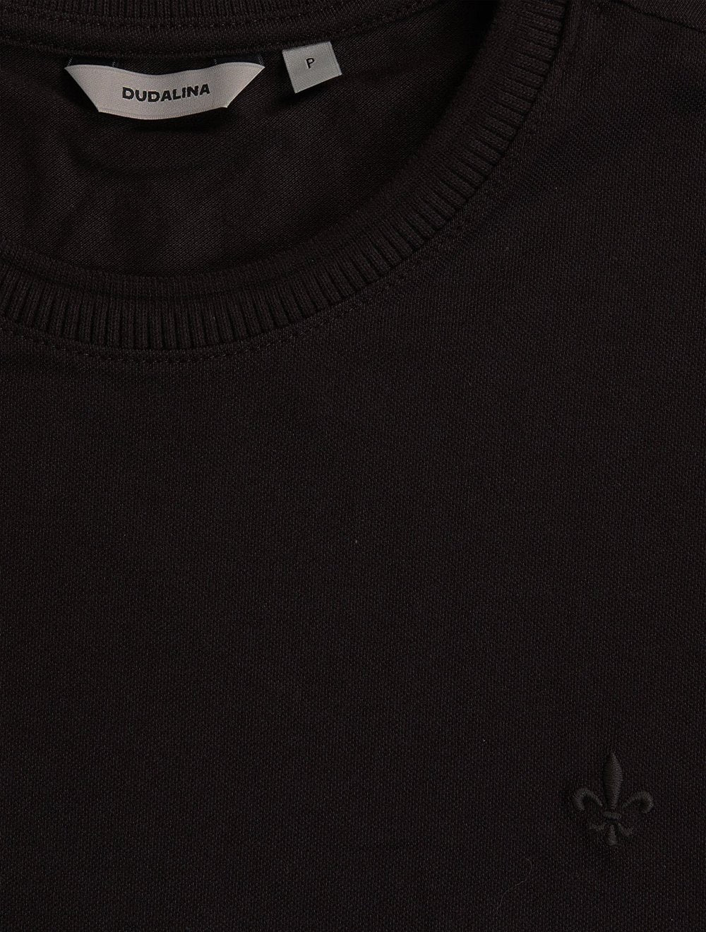 Camiseta Dudalina Regular Piquet Gola Retilinea Marrom Escuro