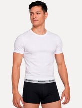 Cueca Reserva Masculina Boxer Basic Logo Preta Pack 2UN