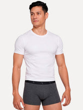 Cueca Reserva Masculina Boxer Grey Woodpecker Cotton Cinza Mescla Pack 3UN