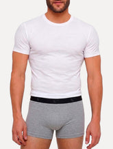 Cueca Reserva Masculina Boxer Grey Woodpecker Cotton Cinza Mescla Pack 2UN