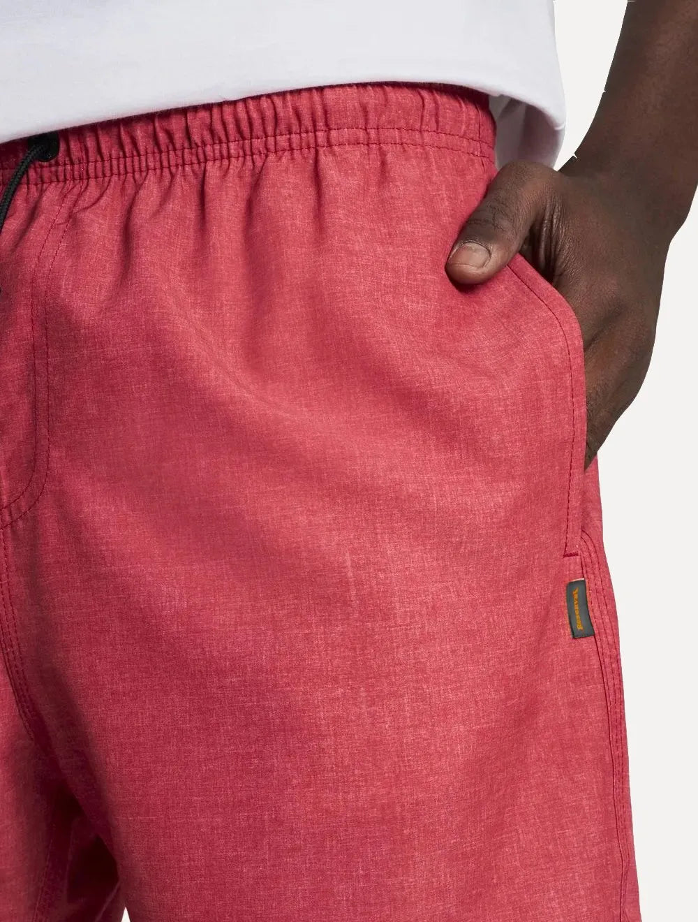Short Reserva Masculino D'Água Beachwear Texture Vermelho Cereja