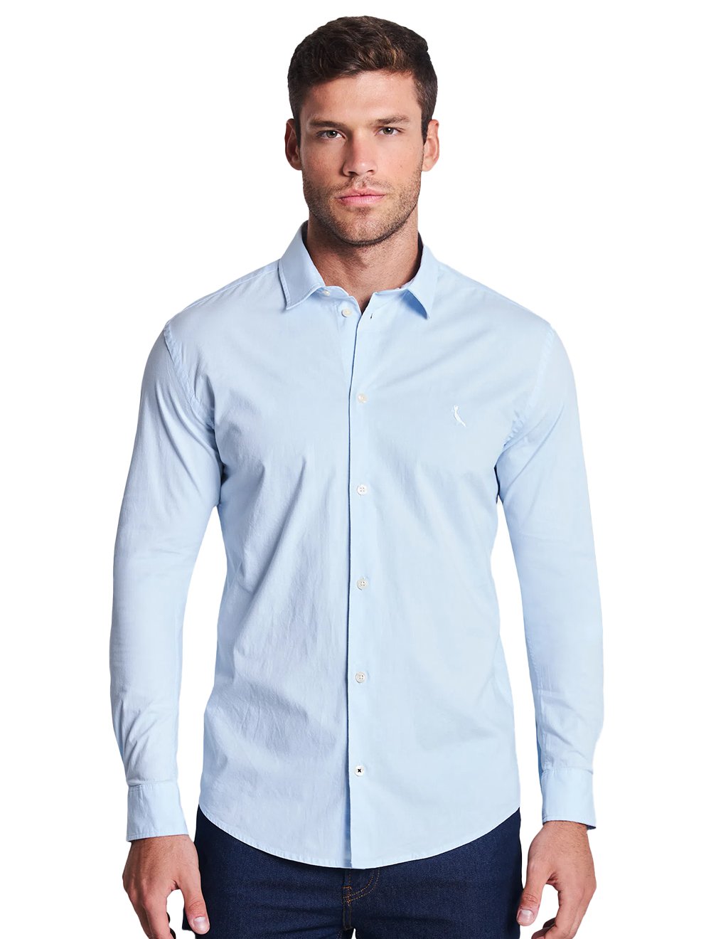 Camisa Reserva Masculina Nova Paraty Azul Celeste
