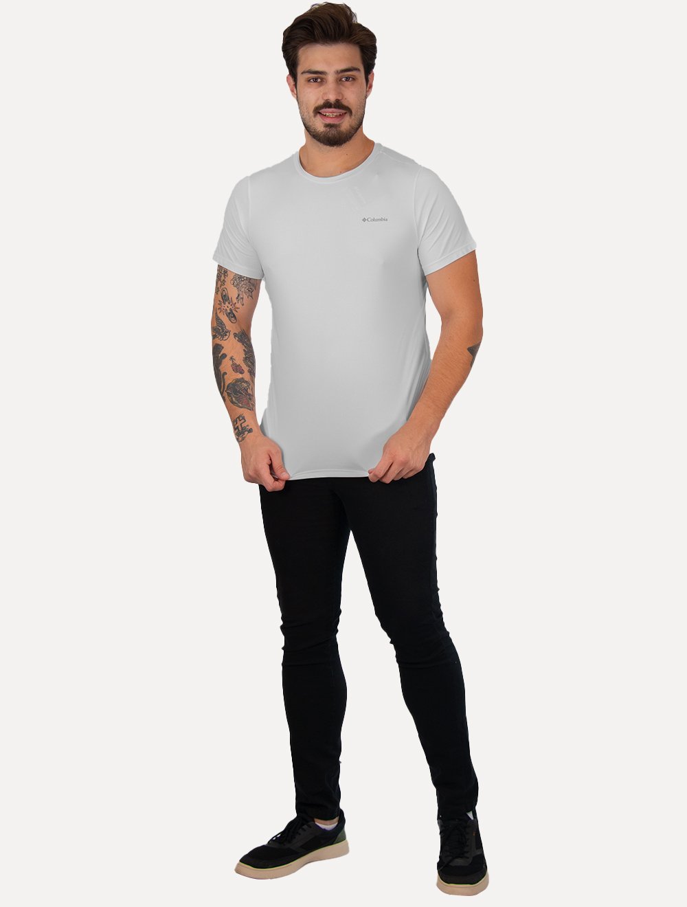 Camiseta Columbia Masculina Neblina Branca