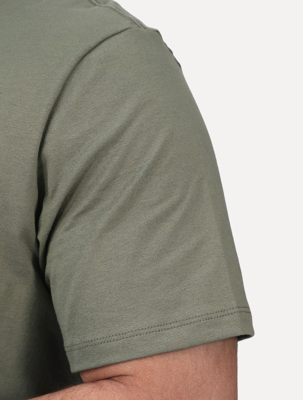 Camiseta Individual Masculina Comfort Estampada Steering Verde Médio