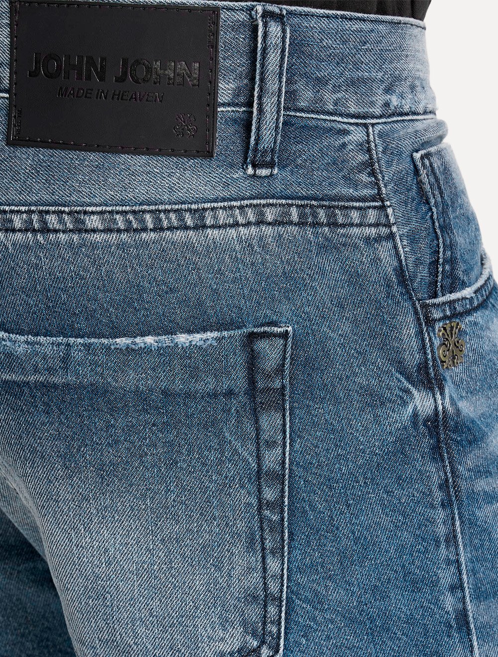 Bermuda John John Jeans Masculina Classic Toledo Azul Médio