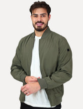 Jaqueta King & Joe Masculina Nylon Premium Bomber Verde Militar