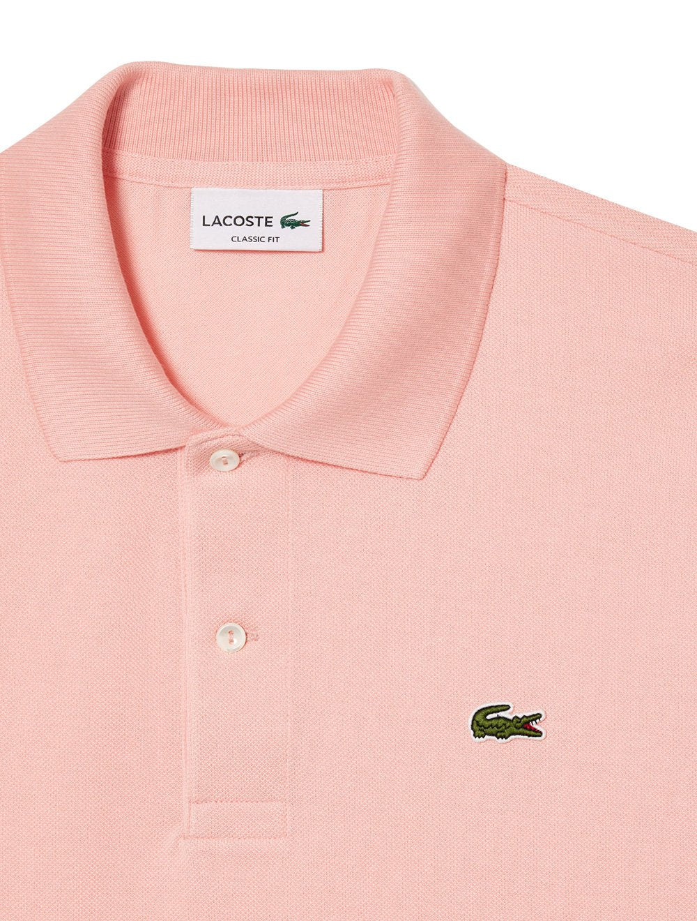 Polo Lacoste Masculina L.12.12 Peach Rosa