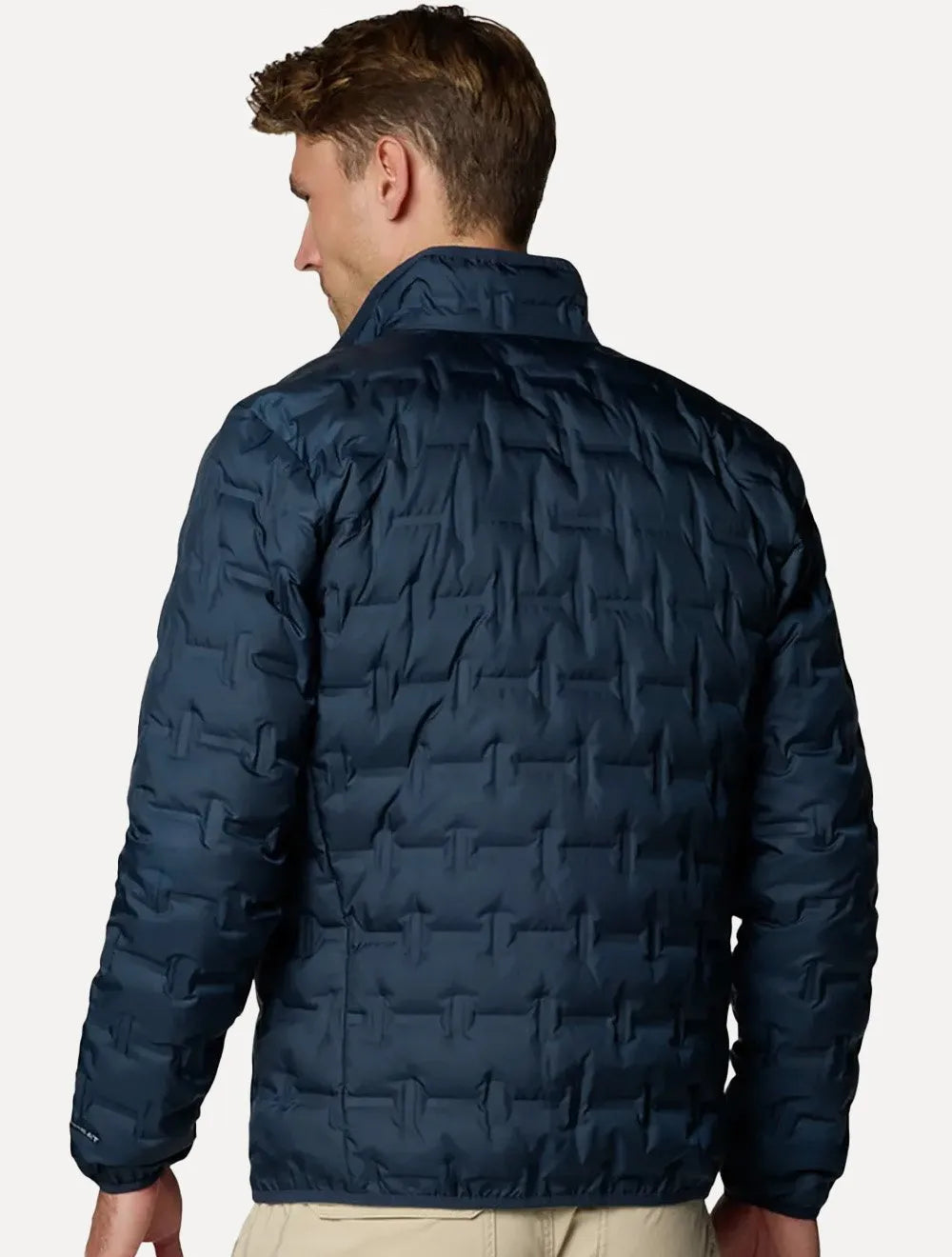 Jaqueta Columbia Masculina Delta Ridge II Down Sem Capuz Azul Marinho