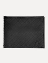 Carteira Aramis Masculina Couro Losango Preta