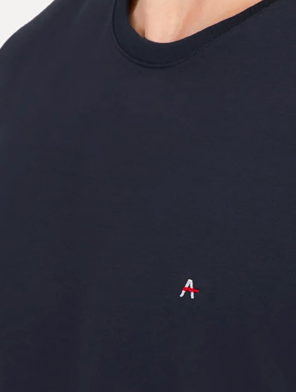 Camiseta Aramis | Basic Lisa Light Logo Azul Marinho