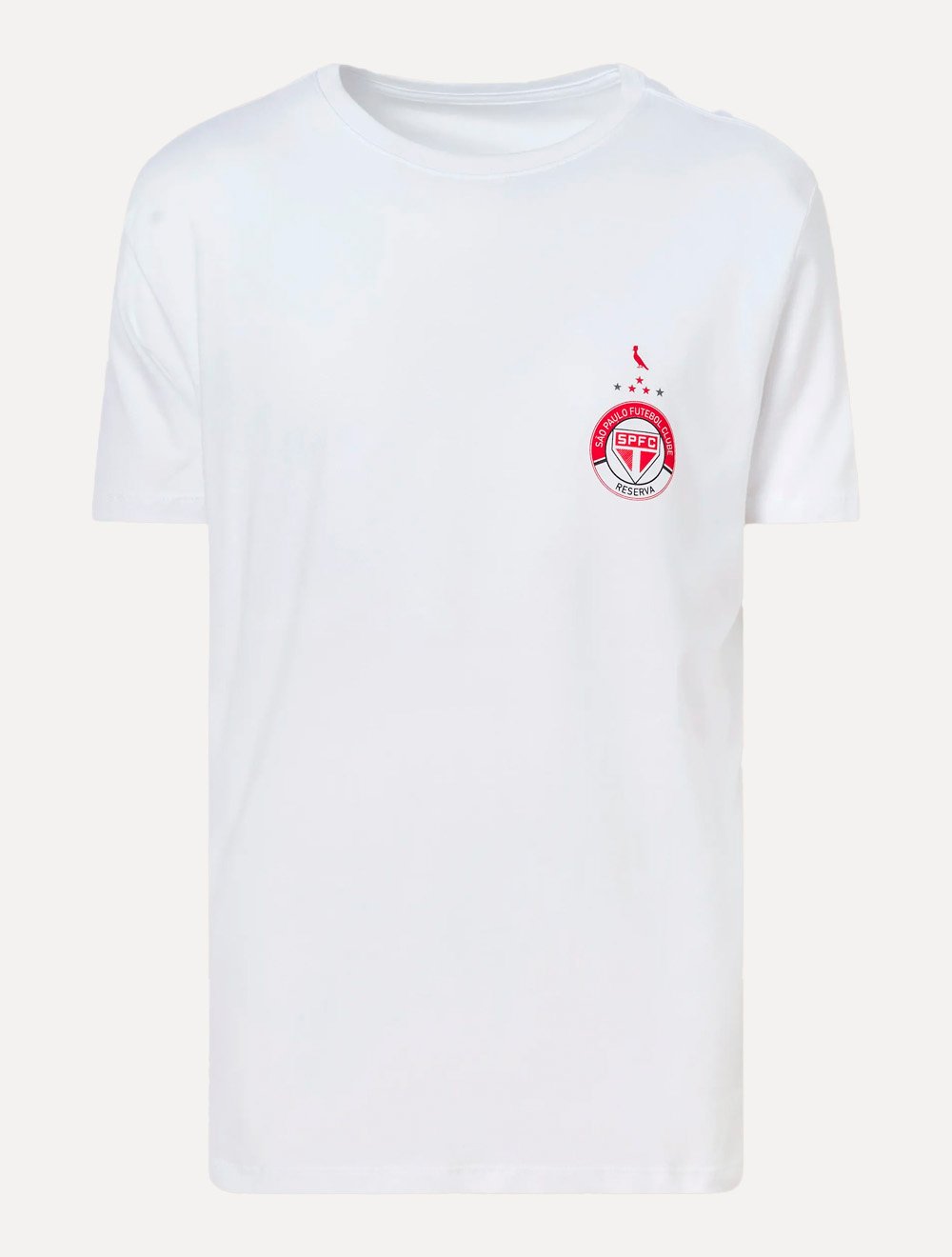 Camiseta Reserva Masculina São Paulo FC Mini Chest Branca