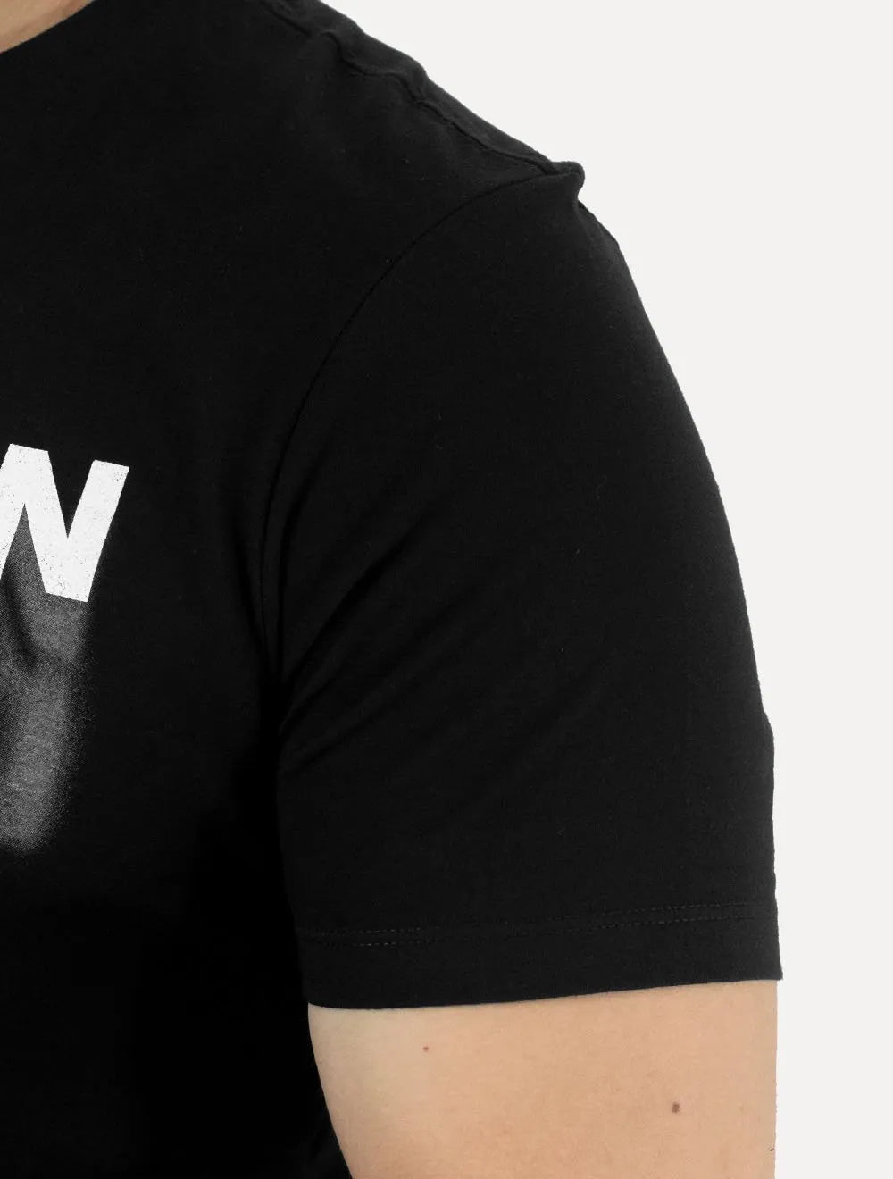 Camiseta John John Masculina Regular Logo Shadow Repeat Preta