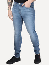 Calça Levis Jeans Masculina 510 Skinny Stoned Azul Médio