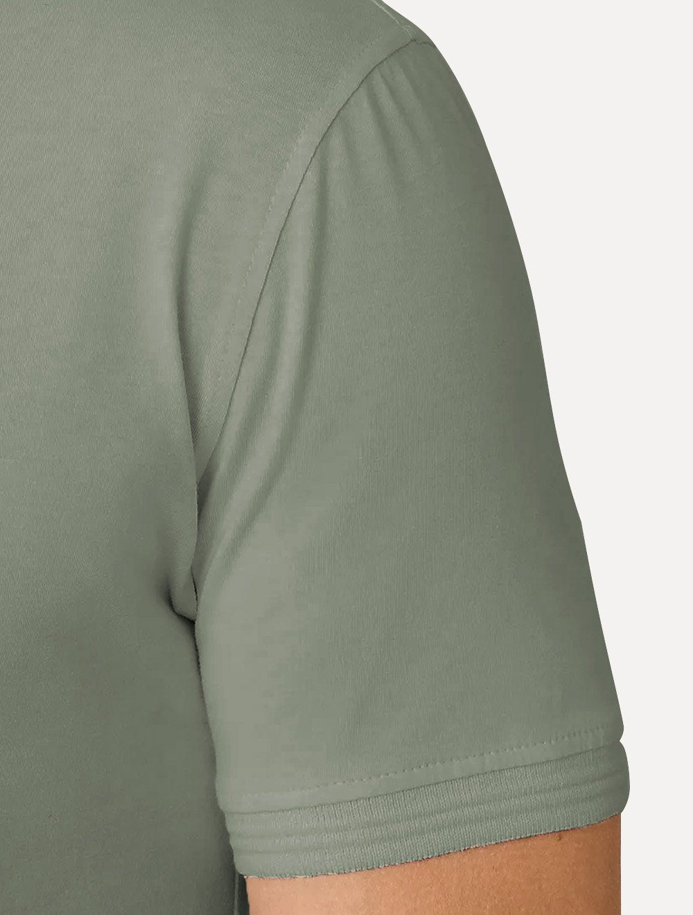Camiseta Dudalina Masculina Cotton Flex Verde Médio