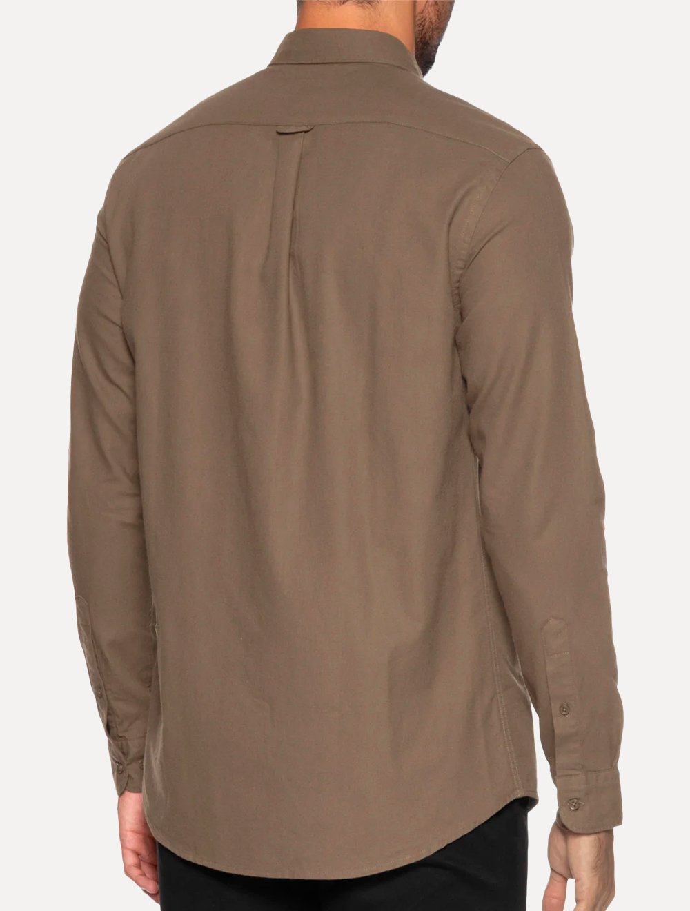 Camisa Aramis Masculina Slim Oxford Planalto Marrom