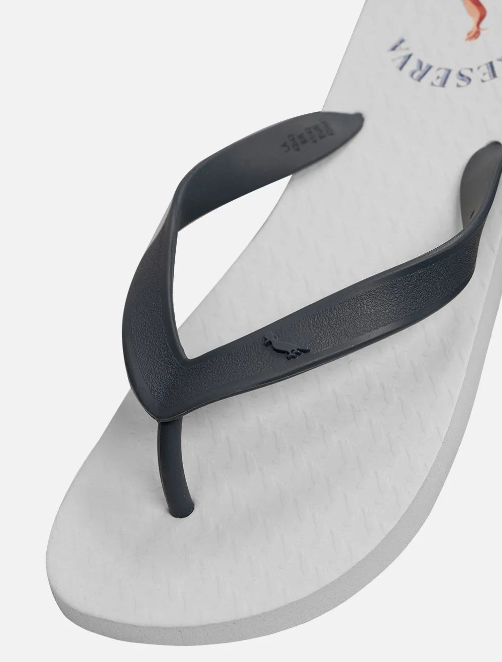 Chinelo Reserva Masculino Basic Yatch Arc Logo Marinho/Branco