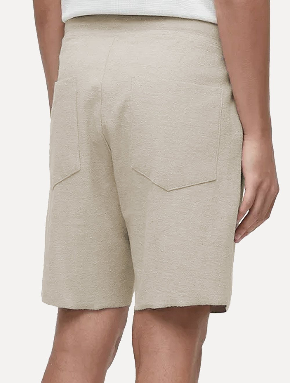 Bermuda Osklen Masculina Moletom Rustic E-Basics Cáqui Médio