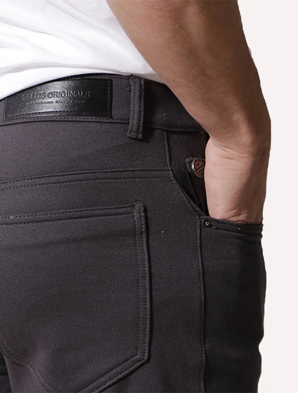 Bermuda Ellus Masculina Moletom Original Parachute 5 Pockets Grafite