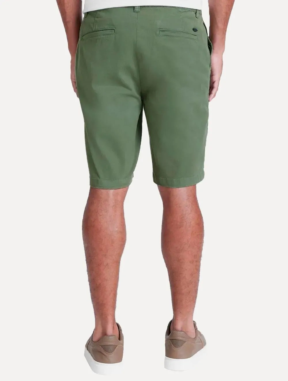 Bermuda Aramis Masculina Chino Cotton Sarja Verde Sálvia