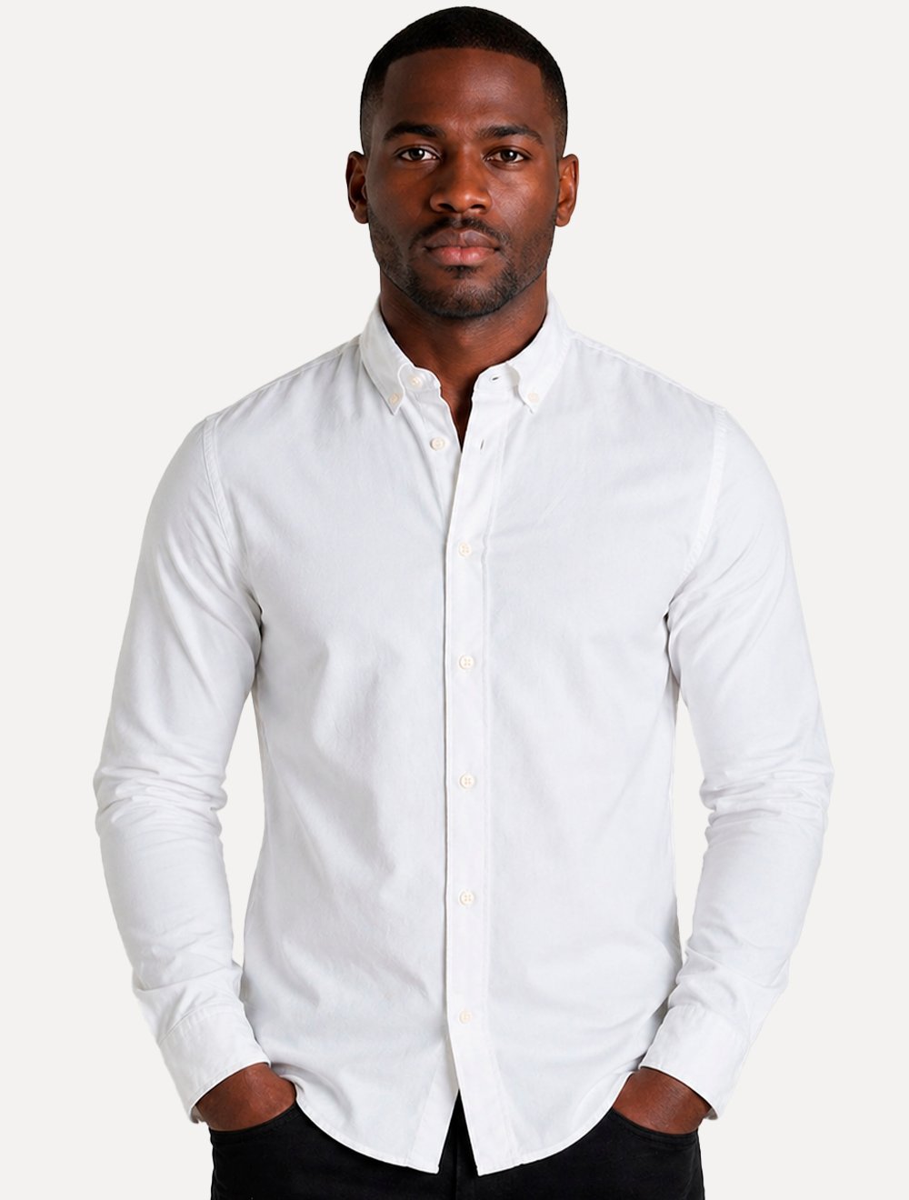 Camisa Aramis Masculina Slim Oxford Planalto Branca