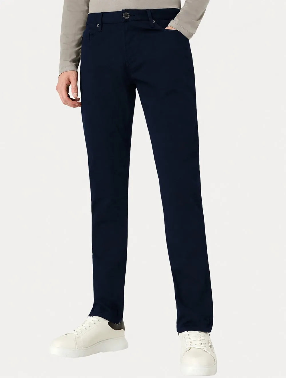 Calça Jeans Emporio Armani Masculina J06 Slim Fit Essential Azul Escuro