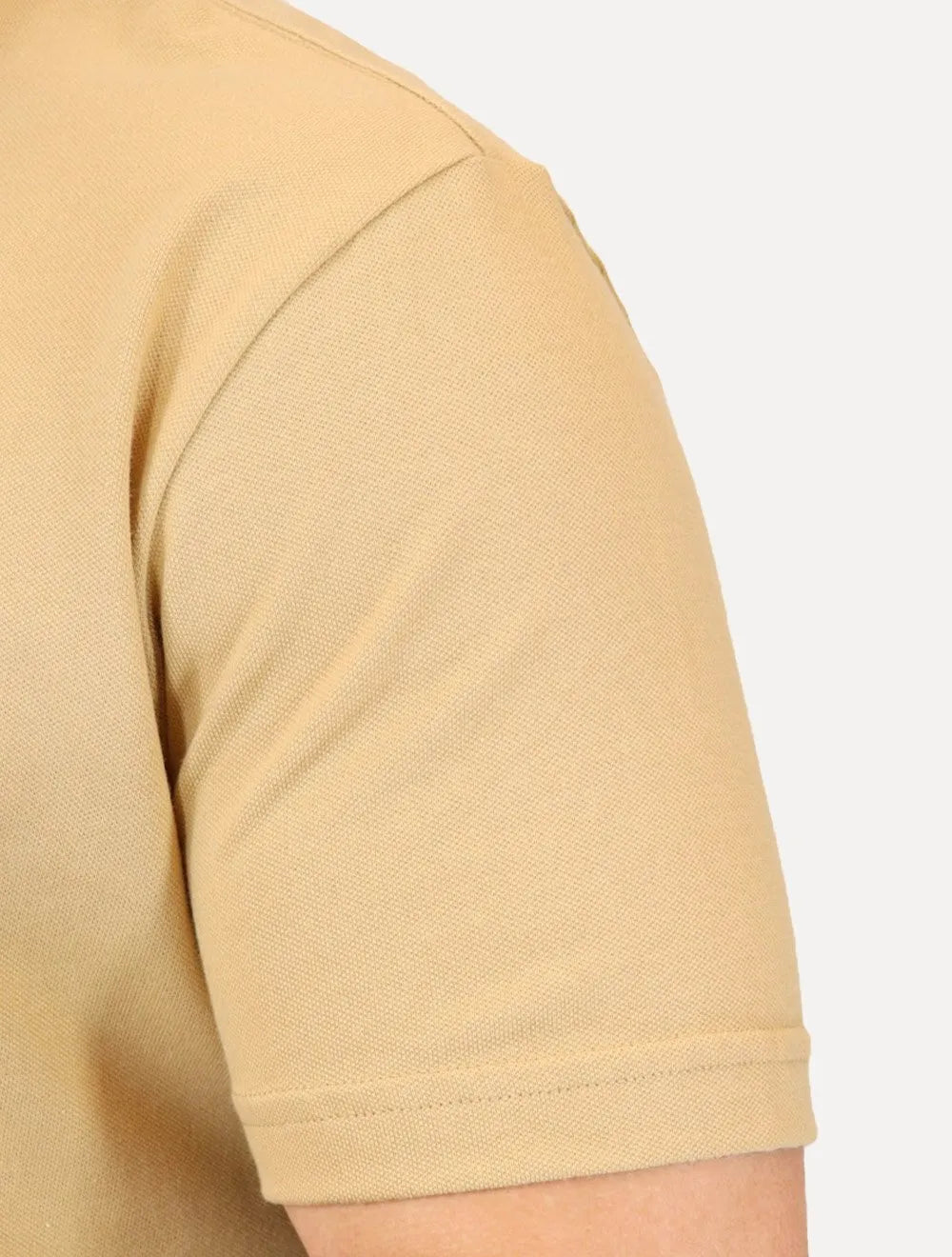 Camiseta King & Joe Masculina Comfort Piquet Premium Cáqui