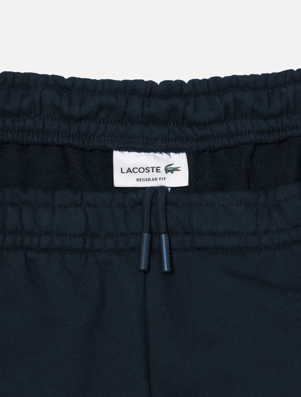 Bermuda Lacoste Masculina Moletom Fleece Colourblock Jogger Marinho
