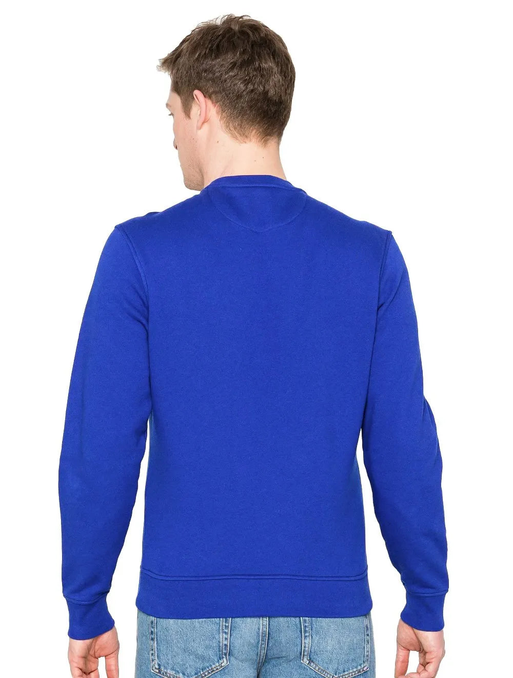 Moletom Lacoste Masculino Sport Crewneck Fleece Azul Royal