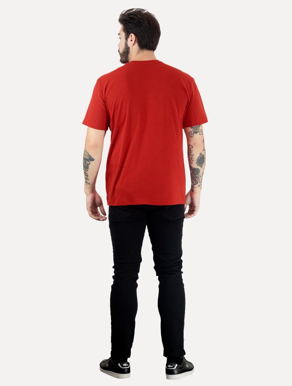 Camiseta Osklen Masculina Regular Big Shirt Carimbo Vermelho