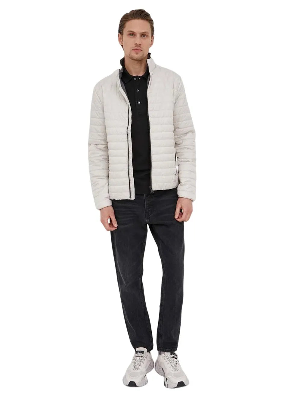 Polo Lacoste Masculina Piquet Slim Fit Stretch Preta